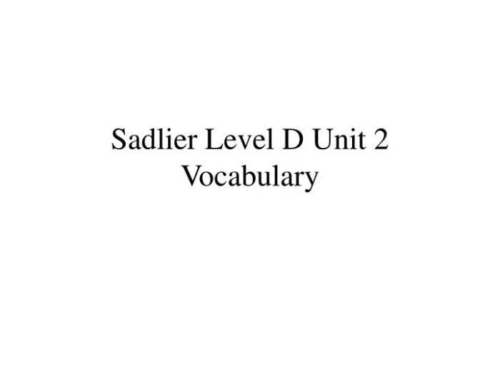 Sadlier level f unit 12