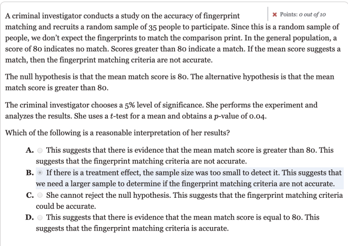 Investigator conducts transcribed chegg